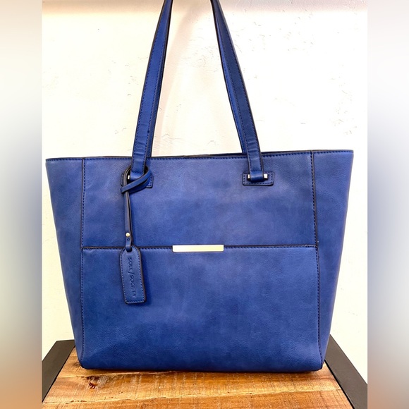 Sole Society Blue Laptop Tote NEW - Picture 2 of 9